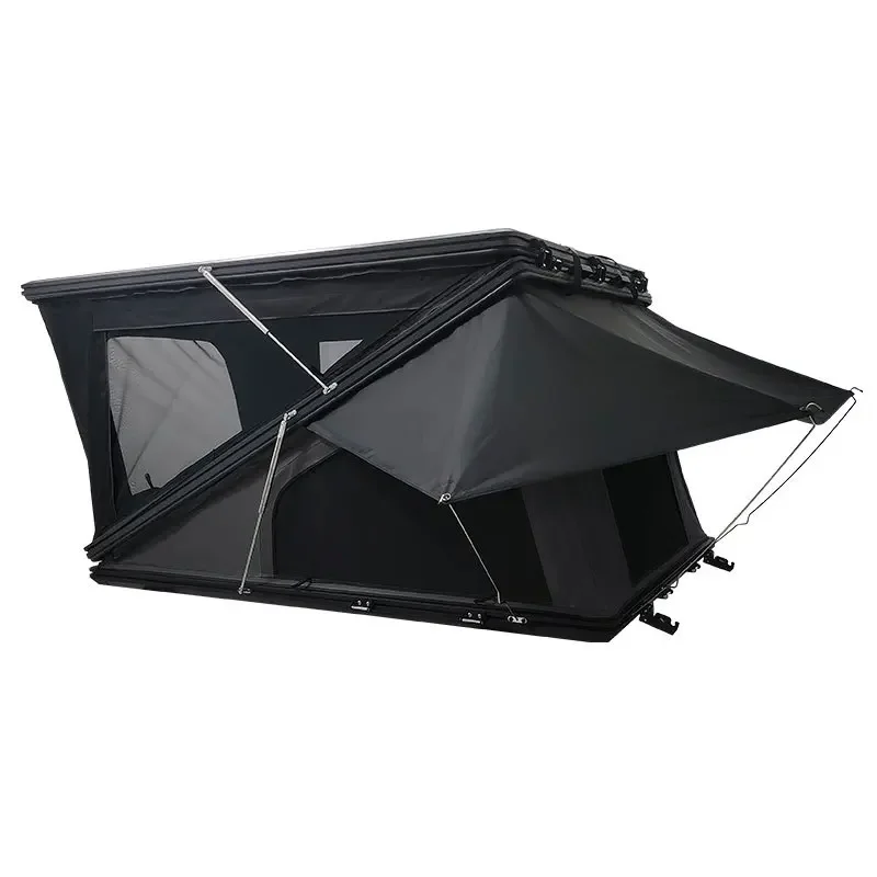 2026Z Shape Aluminum Hard Shell Black Waterproof Oxford Fabric Roof Top Tent High Space Camping Car Rooftop Tent
2026Z Shape Aluminum Hard Shell Black Waterproof Oxford Fabric Roof Top Tent High Space Camping Car Rooftop Tent