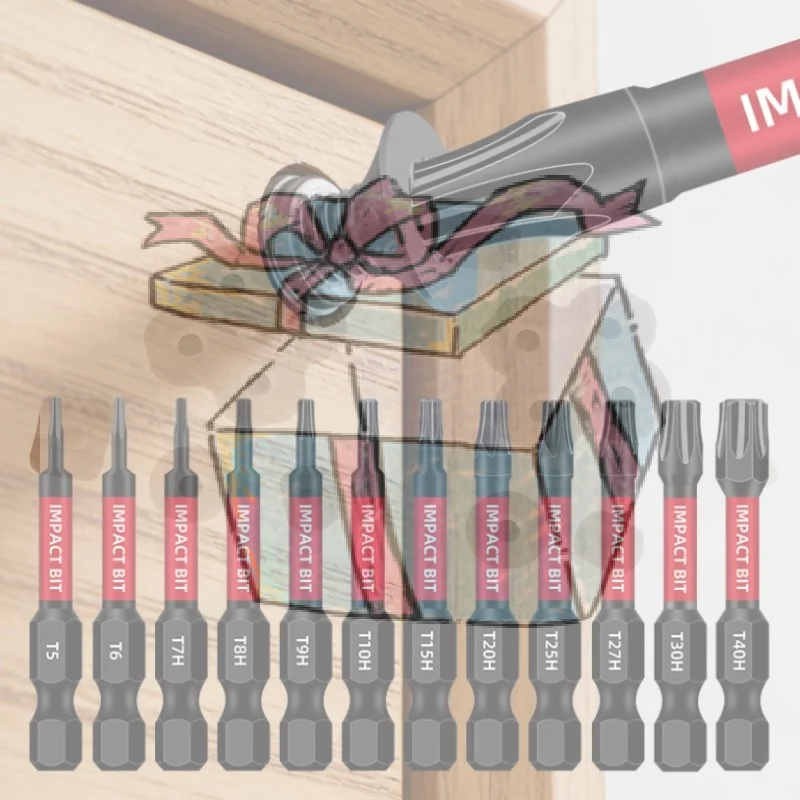 10-Piece Impact S2 Steel Star-Shaped Drill Bit Set Strong Magnetic High Hardness Rust-Proof Impact-Resistant For Power Tools
10-Piece Impact S2 Steel Star-Shaped Drill Bit Set Strong Magnetic High Hardness Rust-Proof Impact-Resistant For Power Tools