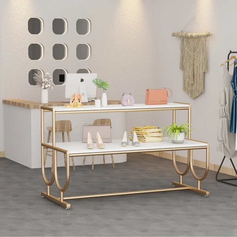 Tieyi Light Luxury Clothing Store Display Rack Zhongdao Liushuitai Shopping Mall Product Shelf Setting Table Shelf Display Rack
Tieyi Light Luxury Clothing Store Display Rack Zhongdao Liushuitai Shopping Mall Product Shelf Setting Table Shelf Display Rack