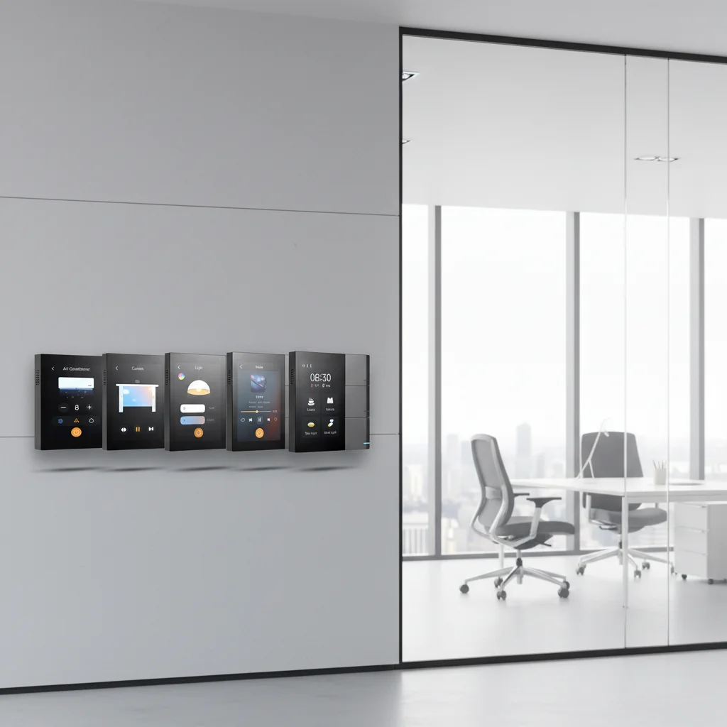 Touch Panel Switch Automation Light And Curtain Control Home Automation System for Smart Home