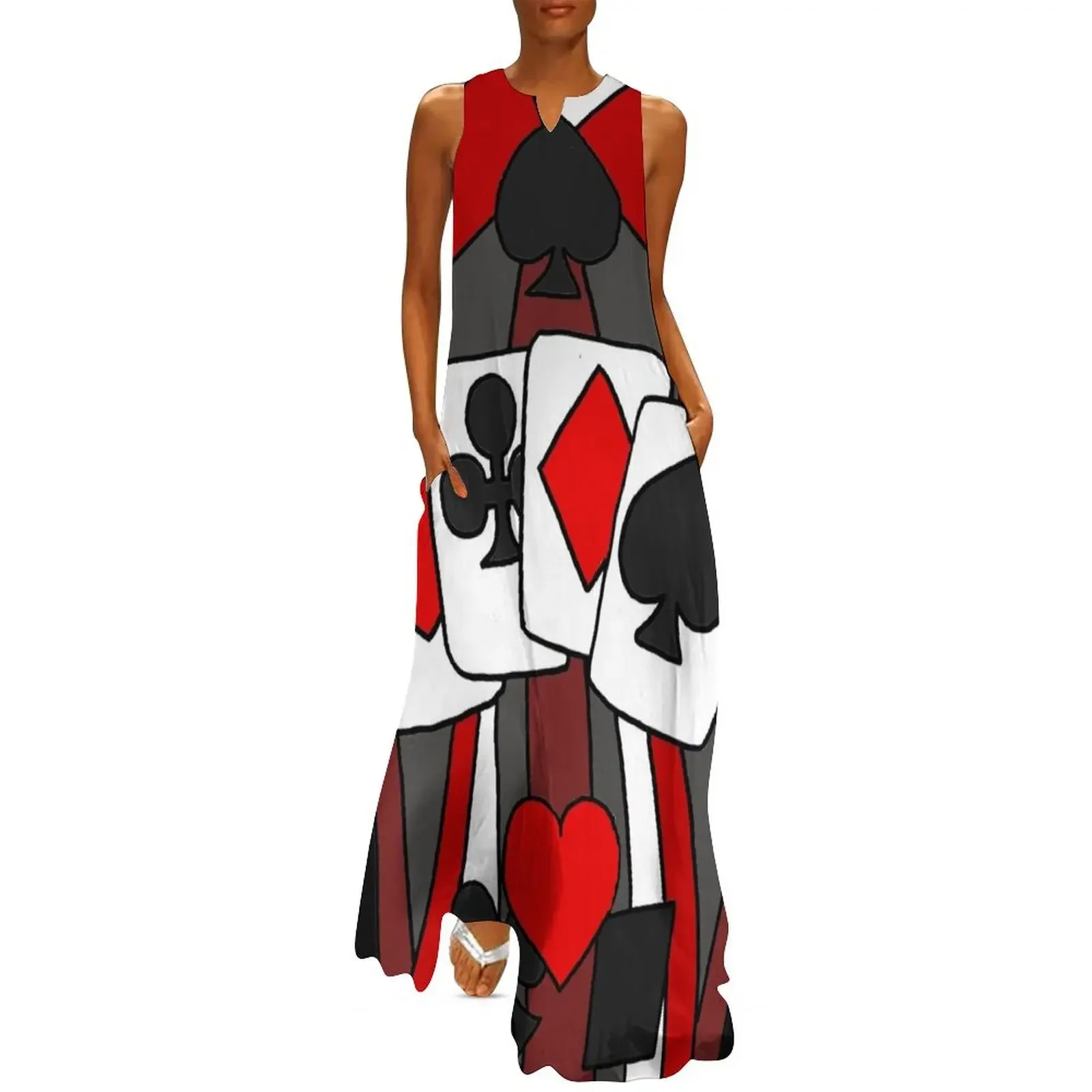 Artistic Fun Playing Cards Abstract Art Long Dress women's fashion dresses dress korean style sensual sexy dress for women
Artistic Fun Playing Cards Abstract Art Long Dress women's fashion dresses dress korean style sensual sexy dress for women