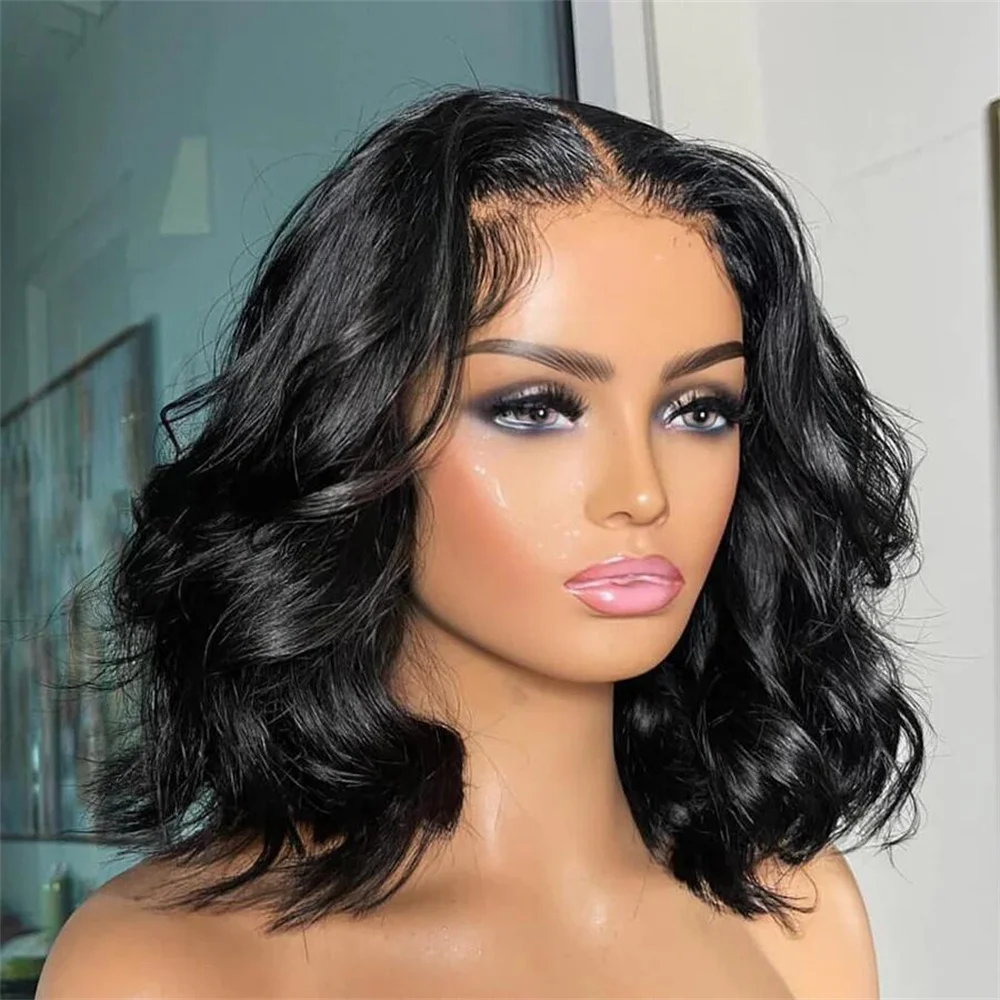 Soft 20" Black Short Wave 5x5 Silk Base Jewish Human Hair Wigs With Baby Hair HD Lace European Hair Glueless Preplucked Wigs
Soft 20" Black Short Wave 5x5 Silk Base Jewish Human Hair Wigs With Baby Hair HD Lace European Hair Glueless Preplucked Wigs