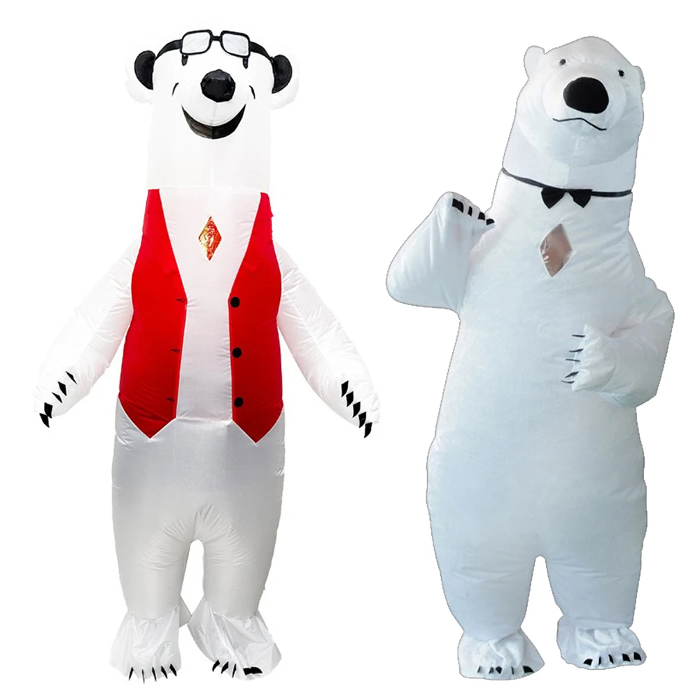Halloween Polar Bear Inflatable Costume Walking Cartoon Animal Puppet Performance Costume Little Bear Mascot Birthday Party Prop
Halloween Polar Bear Inflatable Costume Walking Cartoon Animal Puppet Performance Costume Little Bear Mascot Birthday Party Prop
