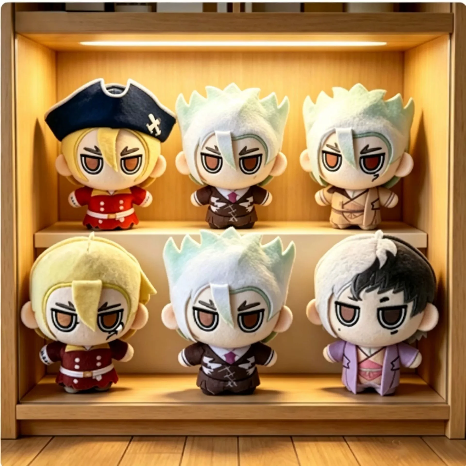 Anime Gen Asagiri Senku Ishigami Plush Doll Pendant Cute Anime Peripherals Toy Keychain Cartoon Fans Collection Birthday Gift
Anime Gen Asagiri Senku Ishigami Plush Doll Pendant Cute Anime Peripherals Toy Keychain Cartoon Fans Collection Birthday Gift