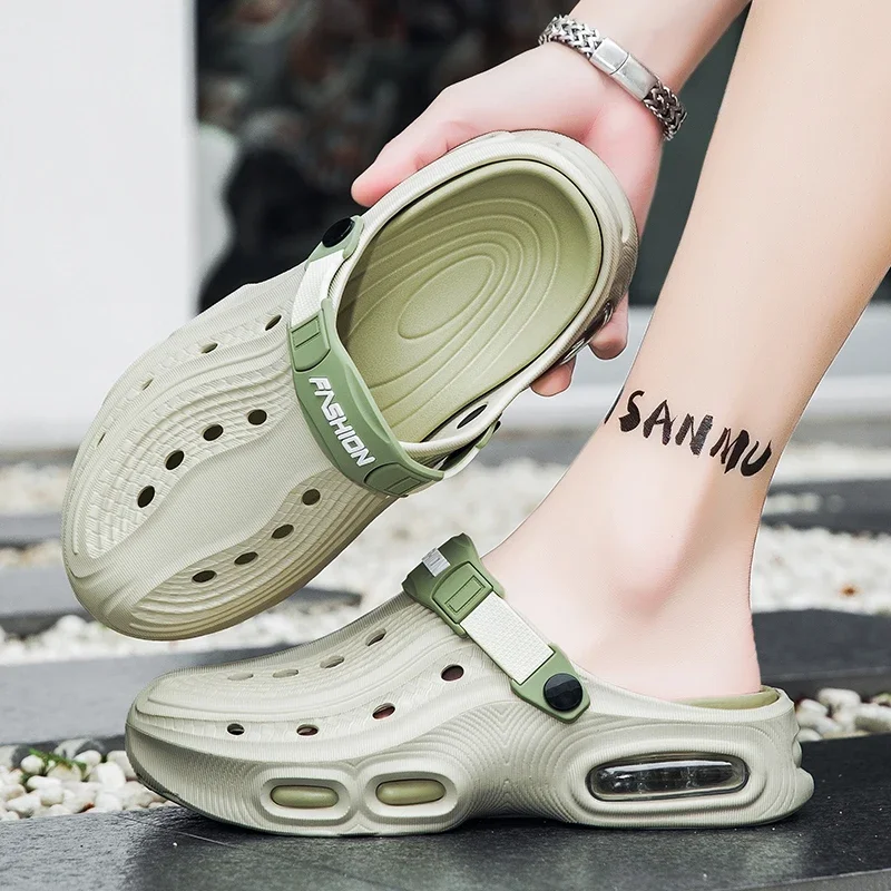 Hot Sale Air Cushion Clogs Casual Hollow Out Non-slip Beach EVA Slippers
Hot Sale Air Cushion Clogs Casual Hollow Out Non-slip Beach EVA Slippers