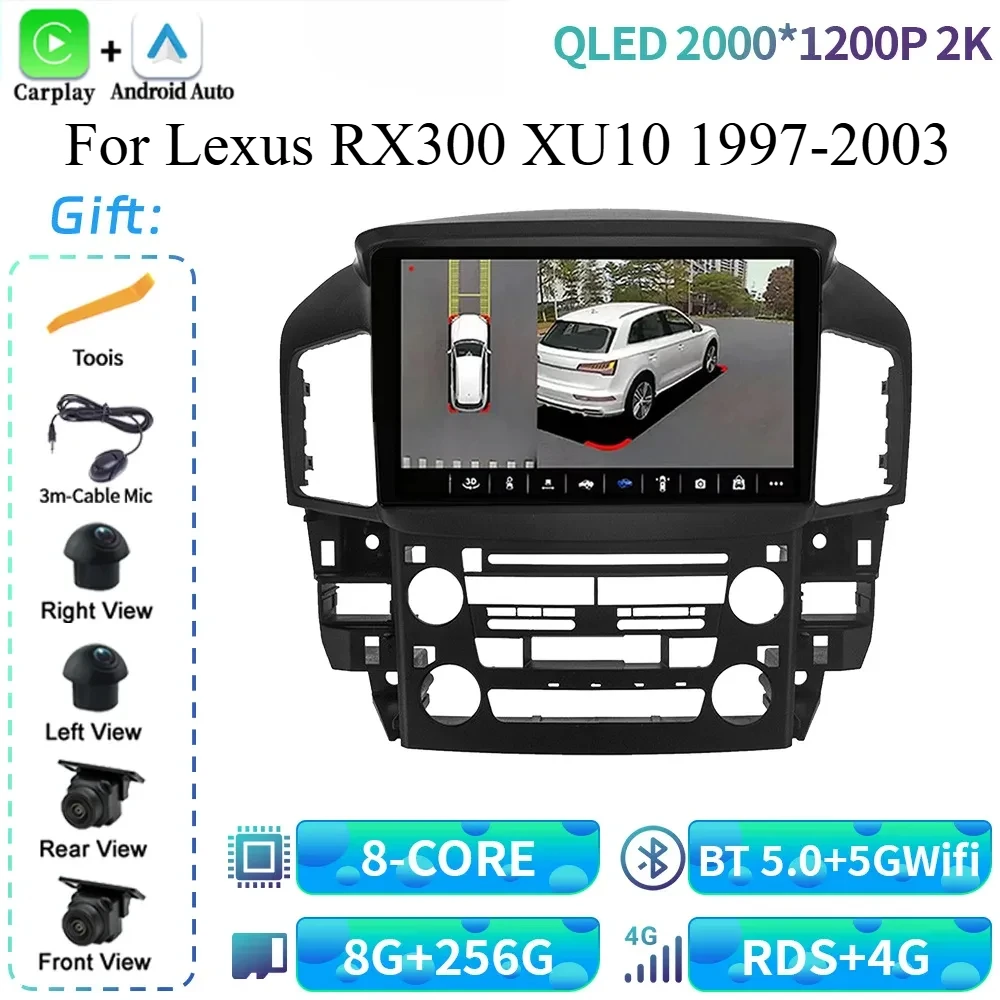 Android 14 For Lexus RX300 XU10 1997-2003 Car Radio Multimedia Video Player Navigation 4G GPS Wireless Bluetooth Carplay Screen
Android 14 For Lexus RX300 XU10 1997-2003 Car Radio Multimedia Video Player Navigation 4G GPS Wireless Bluetooth Carplay Screen