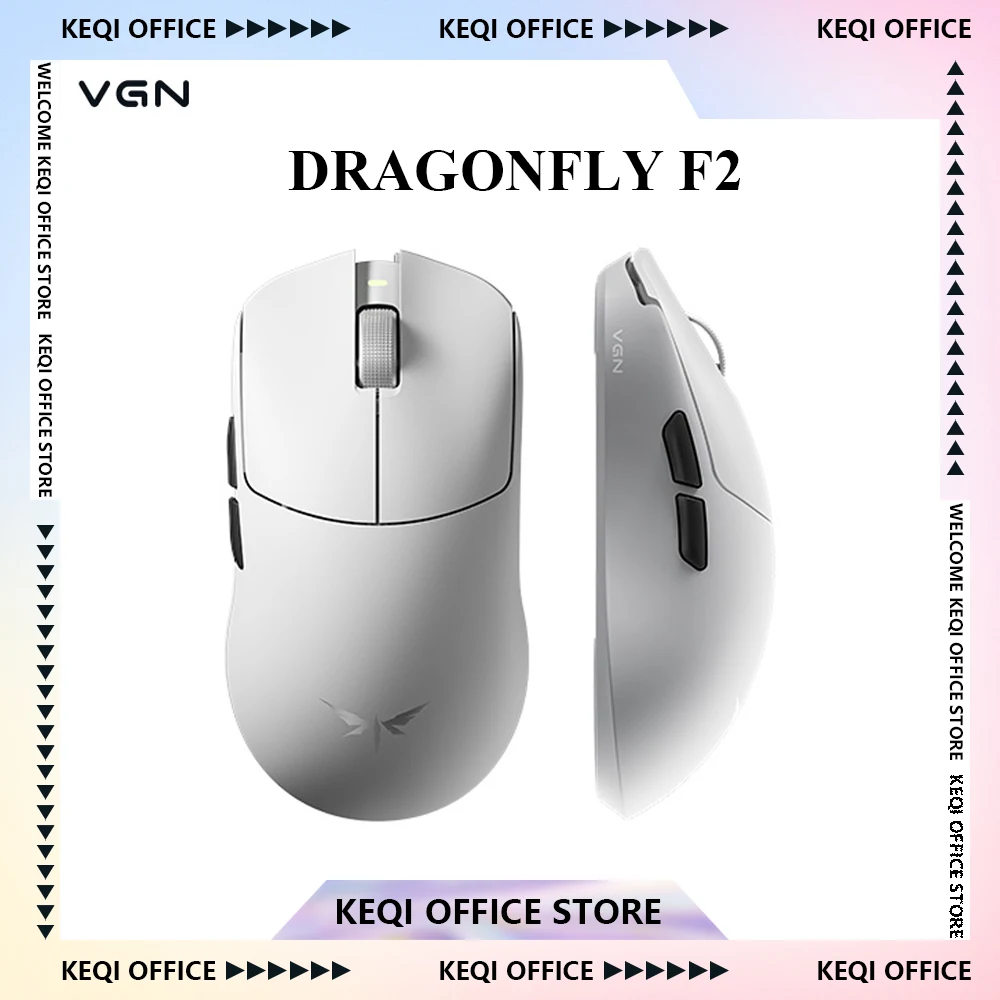 Беспроводная мышь VGN Dragonfly F2, трехрежимная Paw3395 Paw3950, 8000 Гц, легкие игровые мыши, индивидуальные аксессуары для киберспорта, ПК, подарок
Беспроводная мышь VGN Dragonfly F2, трехрежимная Paw3395 Paw3950, 8000 Гц, легкие игровые мыши, индивидуальные аксессуары для киберспорта, ПК, подарок