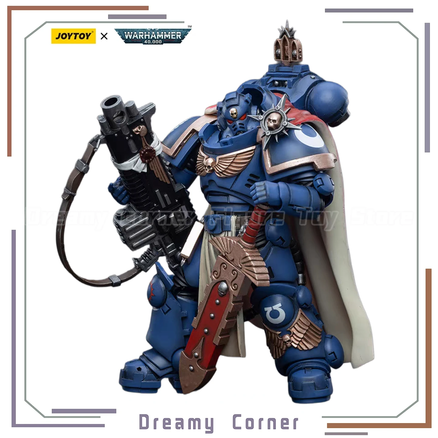 【В наличии】JOYTOY Warhammer 40K Ультрамарины Капитан с мастер-работанной винтовкой с тяжелым болтом 1/18 Фигурки Модели Игрушки
【В наличии】JOYTOY Warhammer 40K Ультрамарины Капитан с мастер-работанной винтовкой с тяжелым болтом 1/18 Фигурки Модели Игрушки