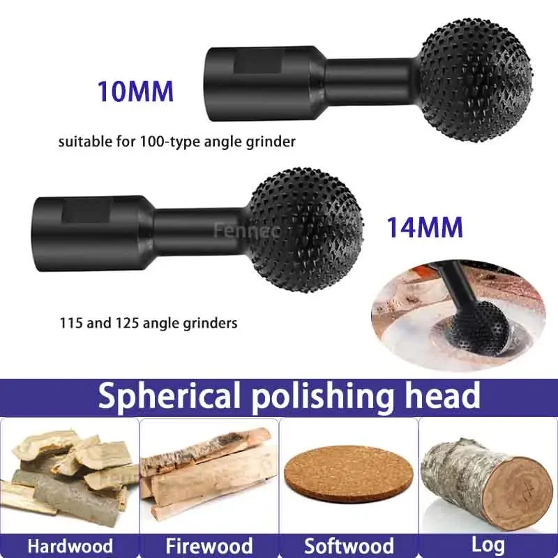 10/14mm Sphere Rotary Grinding Head Wood Carving Polishing Engraving Drilling Bits Ball Gouge Grinding Head Angle Grinder Tool
10/14mm Sphere Rotary Grinding Head Wood Carving Polishing Engraving Drilling Bits Ball Gouge Grinding Head Angle Grinder Tool