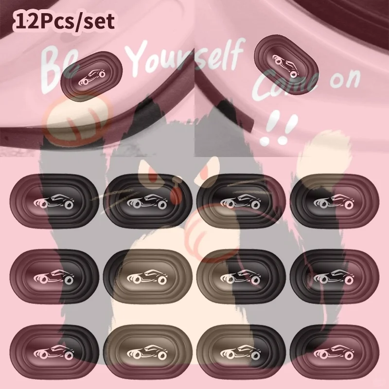 12-PC Car Door Buffer Pads: Shock-Absorbing Silicone Bumpers w/Adhesive Backing - Noise Reduction & Anti-Rattle Kit
12-PC Car Door Buffer Pads: Shock-Absorbing Silicone Bumpers w/Adhesive Backing - Noise Reduction & Anti-Rattle Kit