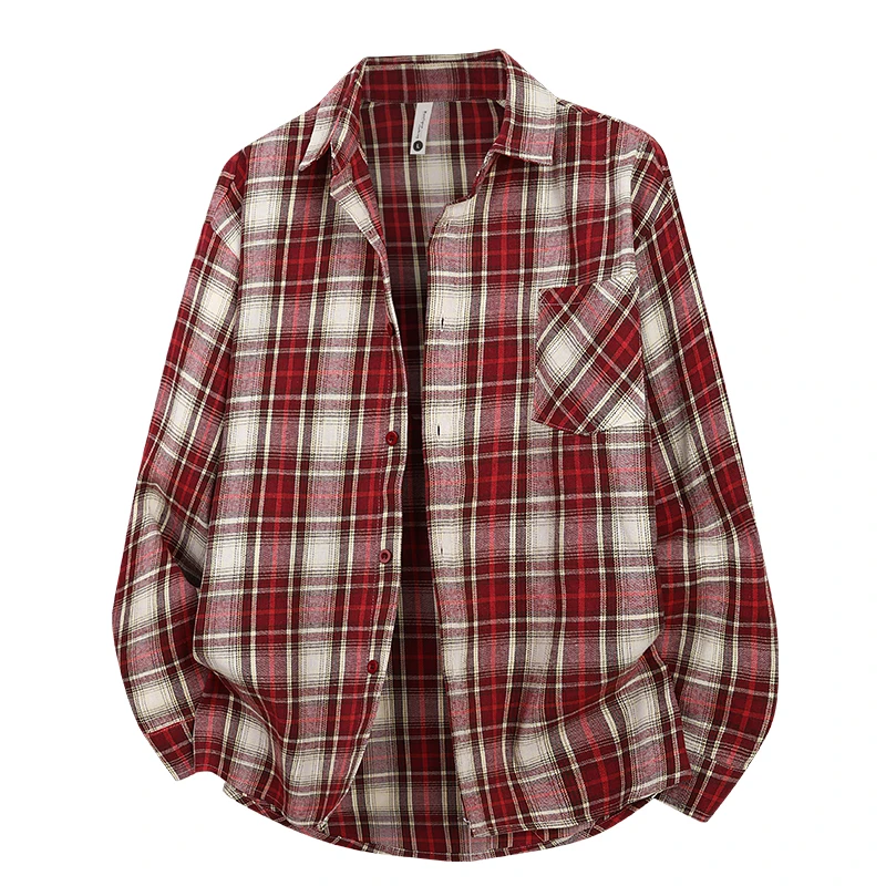 Korean-style School Plaid Shirt For Women Long-sleeve Shirt Vintage-style Shirt Casual Slim-fit Shirt
Korean-style School Plaid Shirt For Women Long-sleeve Shirt Vintage-style Shirt Casual Slim-fit Shirt