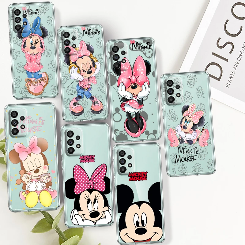 Minnie Pink Cute For Samsung A14 A54 A34 A73 A53 A33 A23 A13 A32 A72 A52 A32 A22 Silicone Transparent Phone Case Coque Capa
Minnie Pink Cute For Samsung A14 A54 A34 A73 A53 A33 A23 A13 A32 A72 A52 A32 A22 Silicone Transparent Phone Case Coque Capa