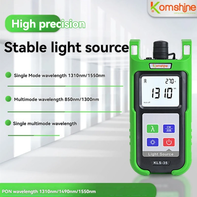 KomShine KLS-35 Волоконно-оптический источник света Ручные волоконно-оптические инструменты Одномодовый 1310/1550 нм и многомодовый 850/1300 нм SM MM
KomShine KLS-35 Волоконно-оптический источник света Ручные волоконно-оптические инструменты Одномодовый 1310/1550 нм и многомодовый 850/1300 нм SM MM