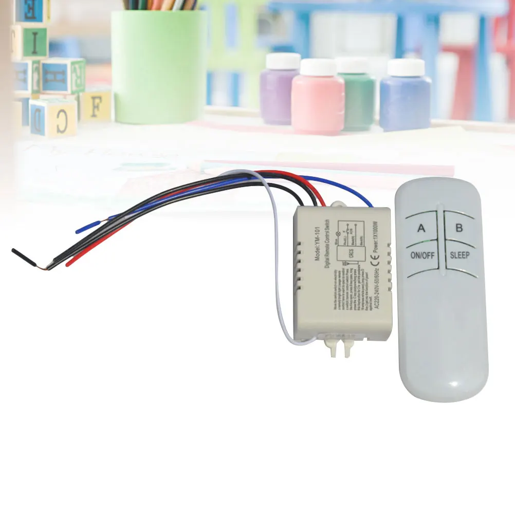 220V 1 Channel Wireless Remote Switch for Crystal Lamp LED Light Fluorescent Lamp Dome Light Droplight Wireless
220V 1 Channel Wireless Remote Switch for Crystal Lamp LED Light Fluorescent Lamp Dome Light Droplight Wireless