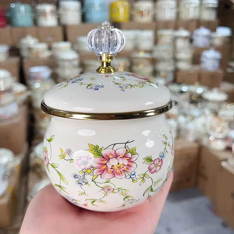 400ML Enamel Sugar Jar with Lid, Salt Seasoning Storage, Household Kitchen Seasoning Bottle, Tea Jar
400ML Enamel Sugar Jar with Lid, Salt Seasoning Storage, Household Kitchen Seasoning Bottle, Tea Jar