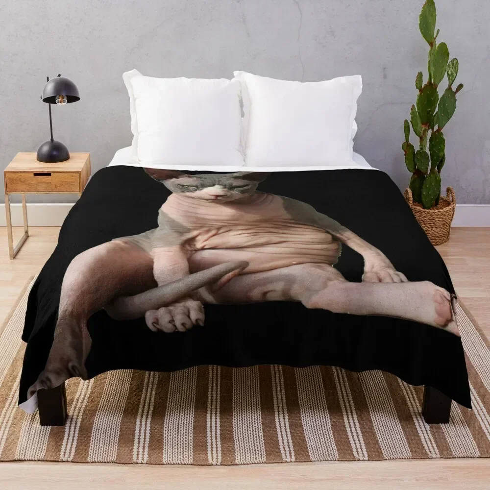Cowboy the Hairless (cat) Throw Blanket Stylish Couch Blanket for Home Living Room
Cowboy the Hairless (cat) Throw Blanket Stylish Couch Blanket for Home Living Room