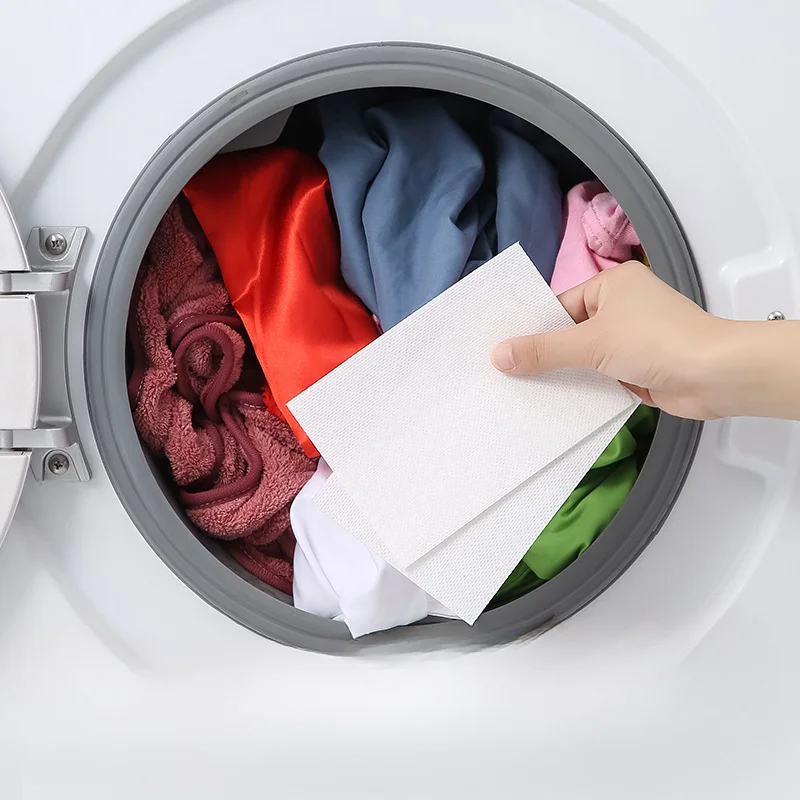 50pcs Color & Dirt Capture Disposable Sheet for Mixed Clothes Anti-Cross-dyeing Towel Washing Machine Cleaning Chemicals
50pcs Color & Dirt Capture Disposable Sheet for Mixed Clothes Anti-Cross-dyeing Towel Washing Machine Cleaning Chemicals