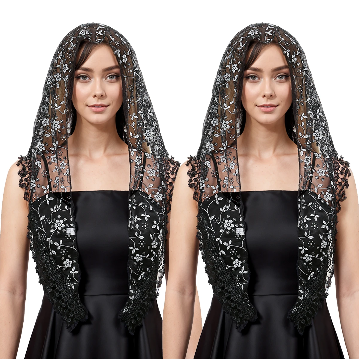 Two Piece Lace Muslim Hijab With Tassel Plain Color Ptinted Headband For Women Handkerchief Church 125*35cm
Two Piece Lace Muslim Hijab With Tassel Plain Color Ptinted Headband For Women Handkerchief Church 125*35cm