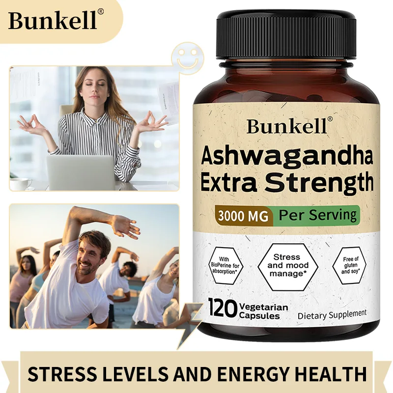 Ashwagandha Extract Capsules with Black Pepper, Antioxidant, Support Stress Relief Sleep Mood Brain Memory Energy & Immune
Ashwagandha Extract Capsules with Black Pepper, Antioxidant, Support Stress Relief Sleep Mood Brain Memory Energy & Immune