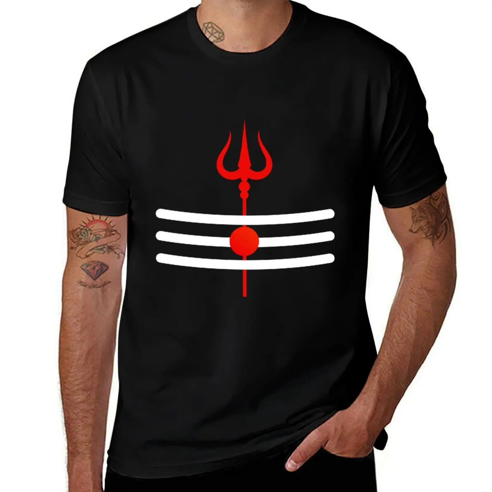 Shiva Trishul T-Shirt Active Sports Short Sleeve Cotton Shirt
Shiva Trishul T-Shirt Active Sports Short Sleeve Cotton Shirt
