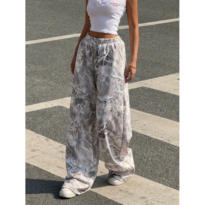 Ladies Printed Wide Leg Pants Casual Comfortable Women's Trousers Floral Print High Waist Loose Fit Spring Summer Fashion
Ladies Printed Wide Leg Pants Casual Comfortable Women's Trousers Floral Print High Waist Loose Fit Spring Summer Fashion