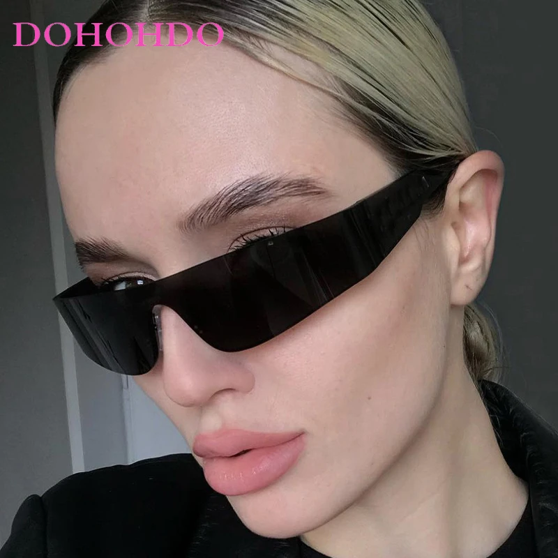 Trendy Rimless Y2K Sunglasses For Men Women Luxury Brand Design Punk One Piece Sports Cycling Travel Driving Goggles UV400 Очки
Trendy Rimless Y2K Sunglasses For Men Women Luxury Brand Design Punk One Piece Sports Cycling Travel Driving Goggles UV400 Очки