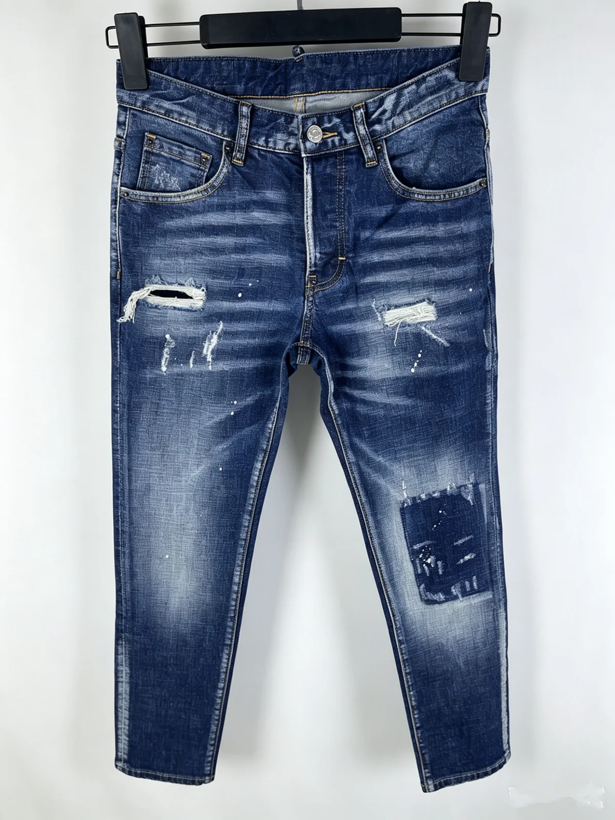 6094 Four Seasons New Men's Jeans Micro-elastic All-match Blue Men's Slim-fit Straight Jeans
6094 Four Seasons New Men's Jeans Micro-elastic All-match Blue Men's Slim-fit Straight Jeans