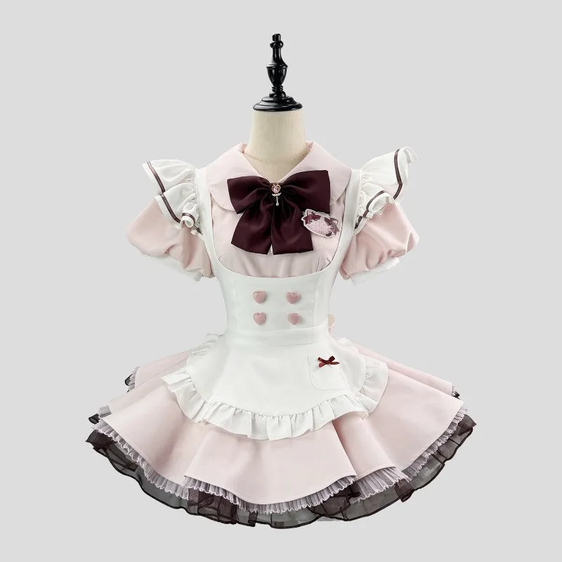 Japanese Sweet Dessert Maid Outfit Heartbeat Project Lolita Soft Girl Puff Short Maid Cosplay Costume Gothic Lolita Princess Cos
Japanese Sweet Dessert Maid Outfit Heartbeat Project Lolita Soft Girl Puff Short Maid Cosplay Costume Gothic Lolita Princess Cos