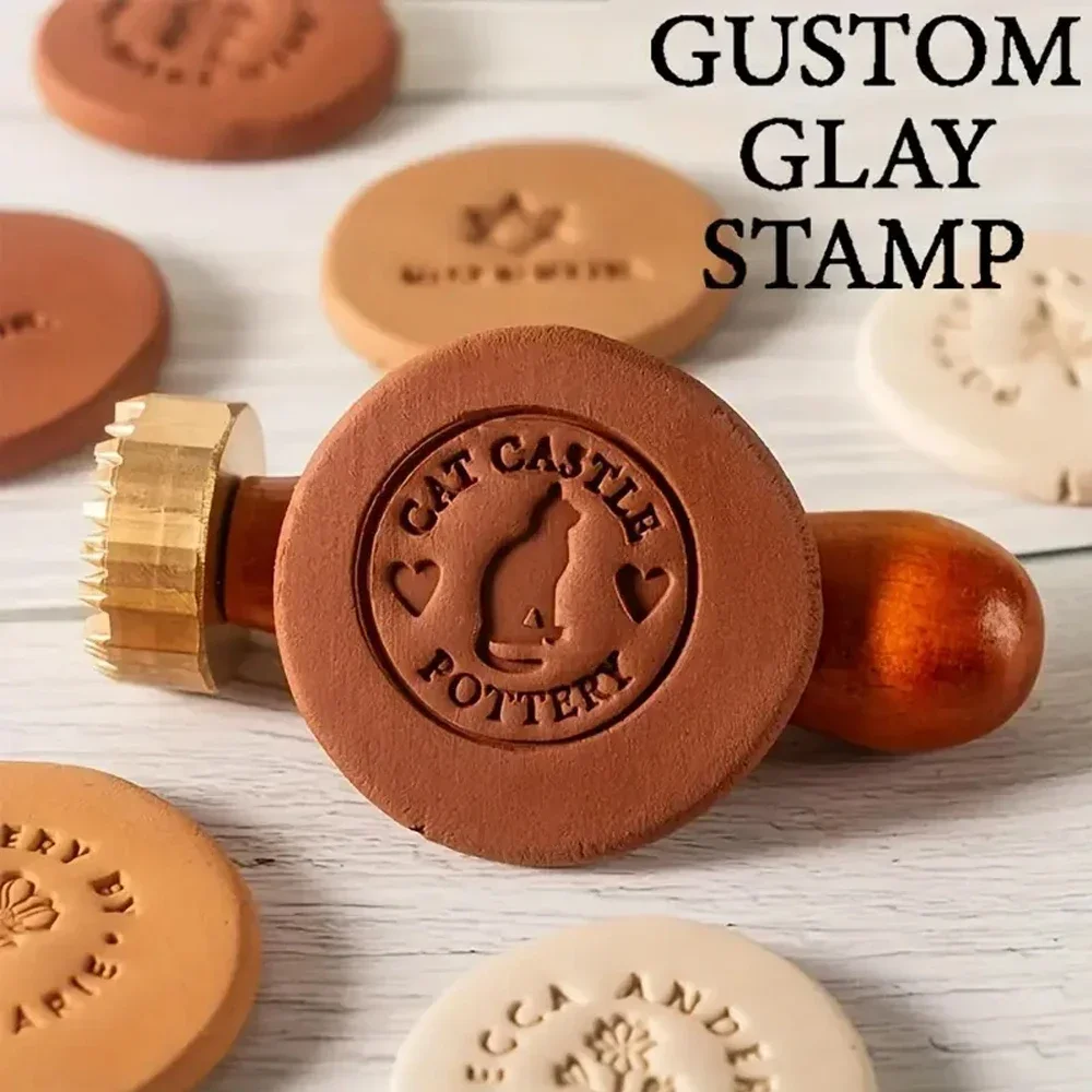 Personalized Pottery and Clay Art,25mm Clay Seal Stamp -Customizable Copper Craft Tool, Design Create Unique Imprints Clay Craft
Personalized Pottery and Clay Art,25mm Clay Seal Stamp -Customizable Copper Craft Tool, Design Create Unique Imprints Clay Craft