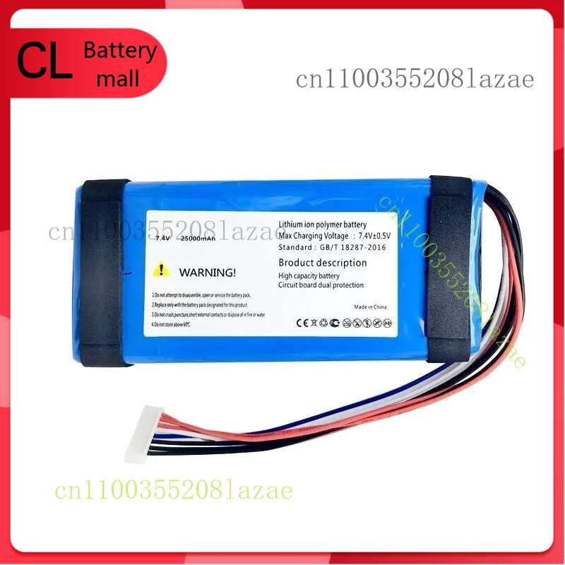GSP0931134 01 Battery for JBL Boombox Bluetooth Speaker 25000mAh Replacement 
GSP0931134 01 Battery for JBL Boombox Bluetooth Speaker 25000mAh Replacement