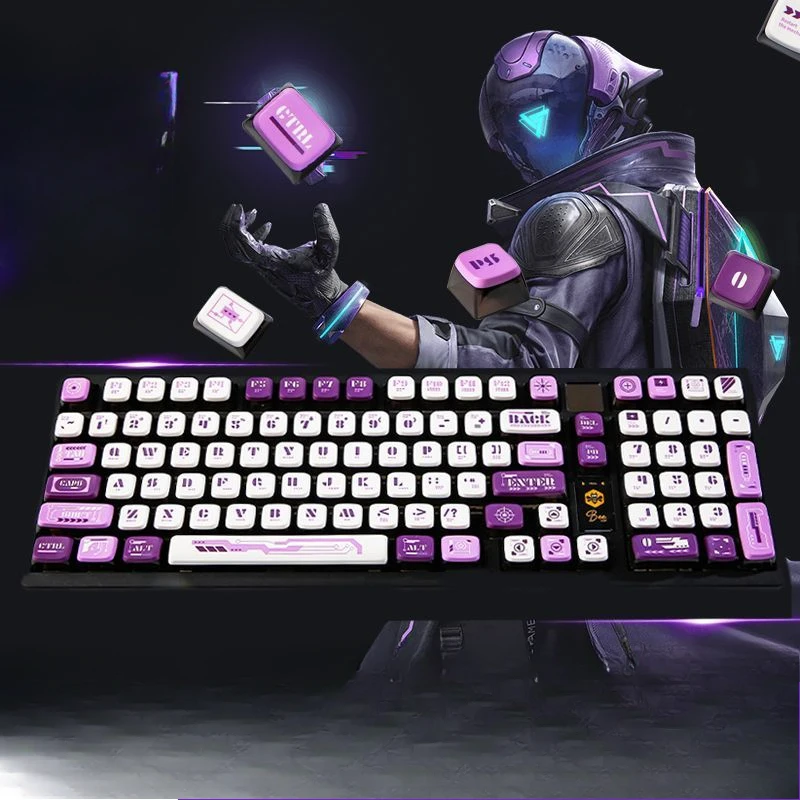 NEW Mech Reboot Keycaps Translucent Male Game Personality ASA Heat Sublimation Pbt Mechanical Keyboard Replaceable Keycap
NEW Mech Reboot Keycaps Translucent Male Game Personality ASA Heat Sublimation Pbt Mechanical Keyboard Replaceable Keycap