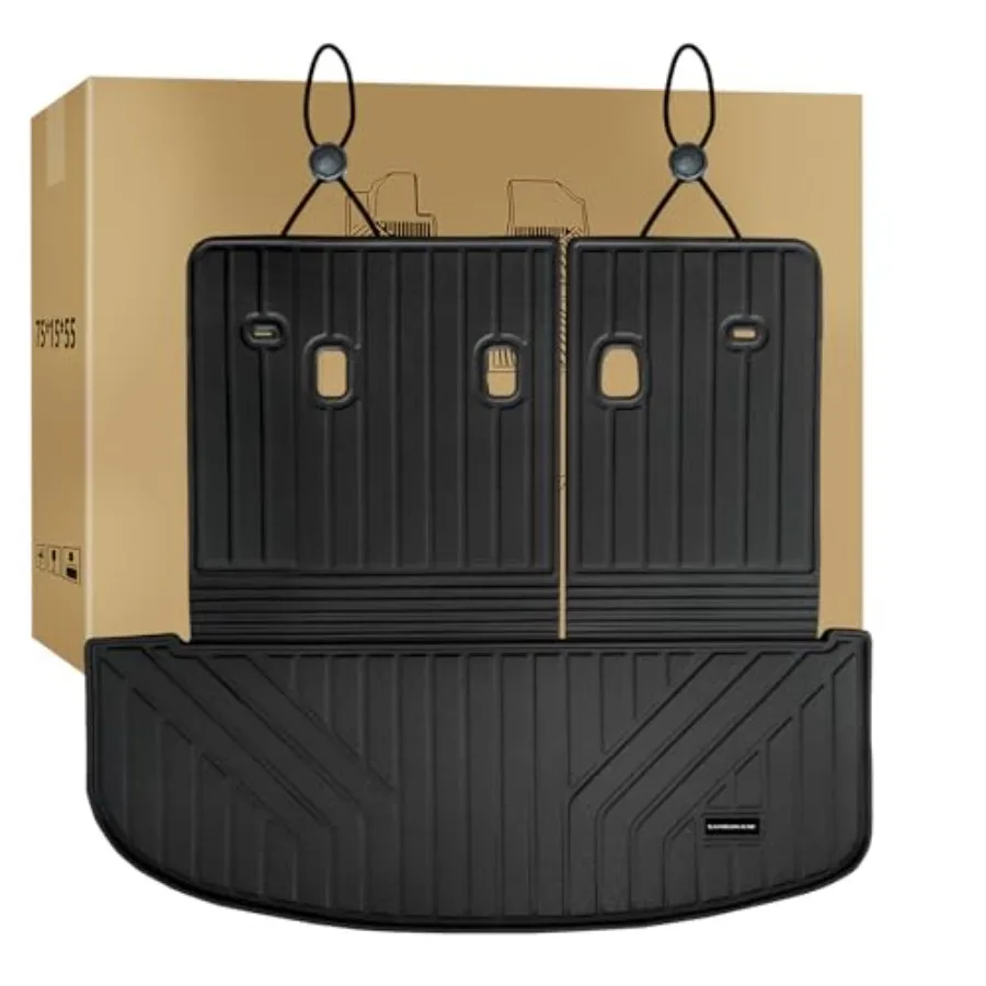 Cargo Liner with Backrest Mats for 2020-2025 Kia Telluride 7/8 Seats, TPE Protectors Full Set Fit for Kia Telluride Accessories
Cargo Liner with Backrest Mats for 2020-2025 Kia Telluride 7/8 Seats, TPE Protectors Full Set Fit for Kia Telluride Accessories