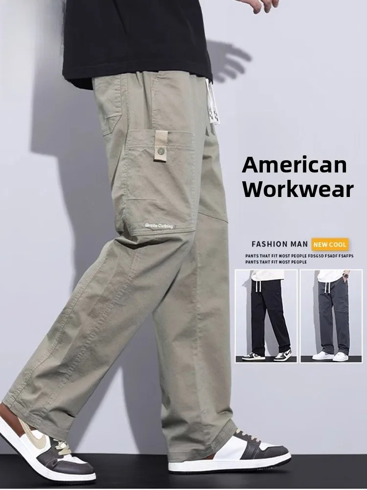 Американские повседневные брюки для мужчин с множеством карманов, прямые брюки свободного кроя, летние длинные брюки, молодежная мода
Американские повседневные брюки для мужчин с множеством карманов, прямые брюки свободного кроя, летние длинные брюки, молодежная мода