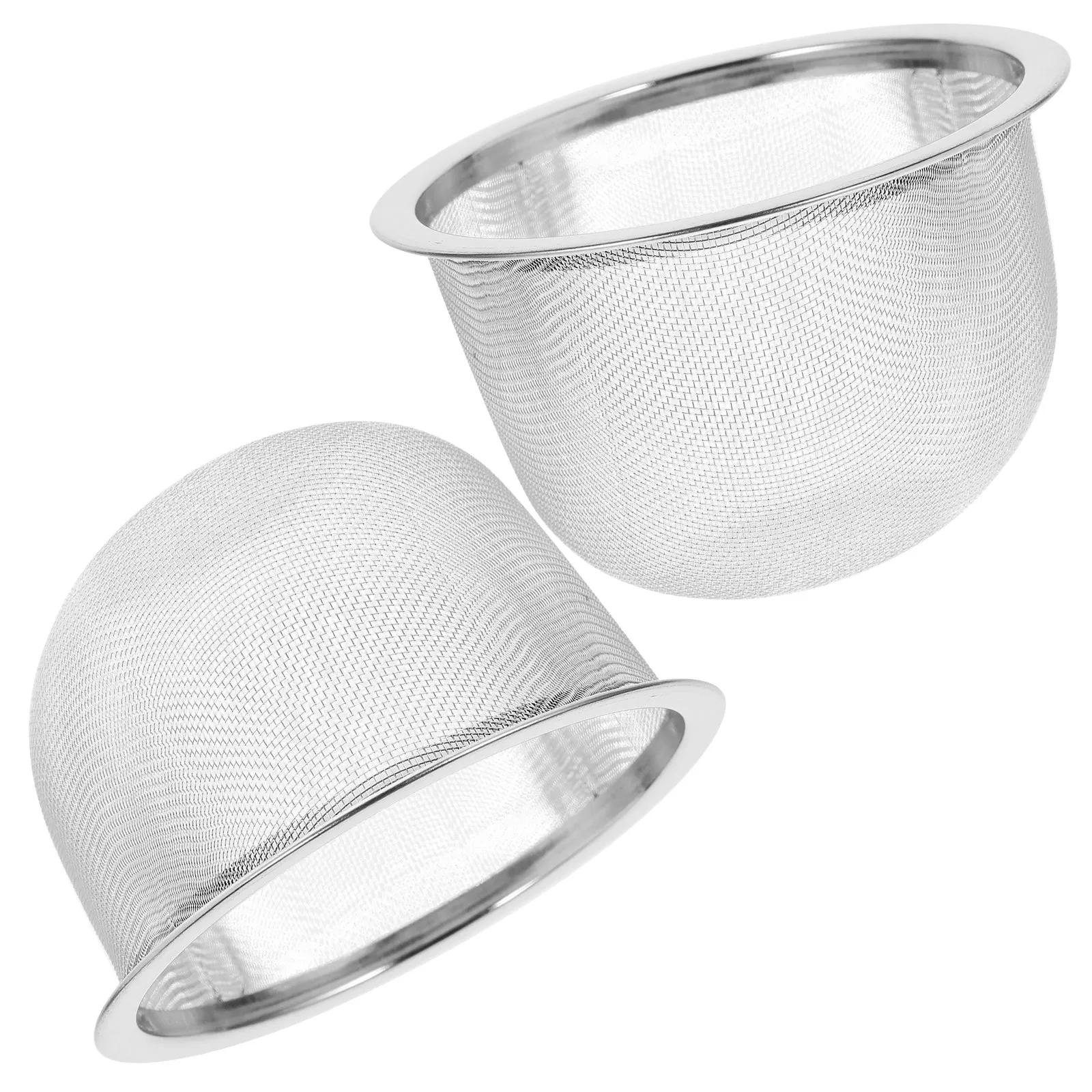 2 Pcs Reusable Teapot Infuser Mesh Filter Strainer Fine Holes Interval Stainless Steel
2 Pcs Reusable Teapot Infuser Mesh Filter Strainer Fine Holes Interval Stainless Steel