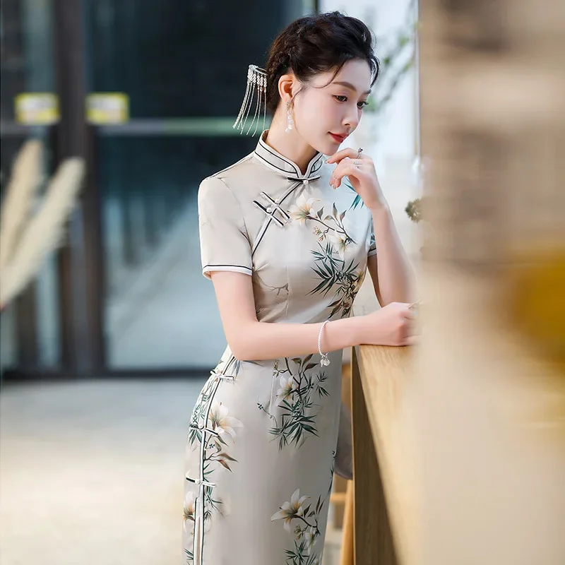 Yourqipao Лето средней длины улучшенное Cheongsam для молодых девушек ретро самосовершенствование Qipao вечернее платье в китайском стиле для женщин
Yourqipao Лето средней длины улучшенное Cheongsam для молодых девушек ретро самосовершенствование Qipao вечернее платье в китайском стиле для женщин
