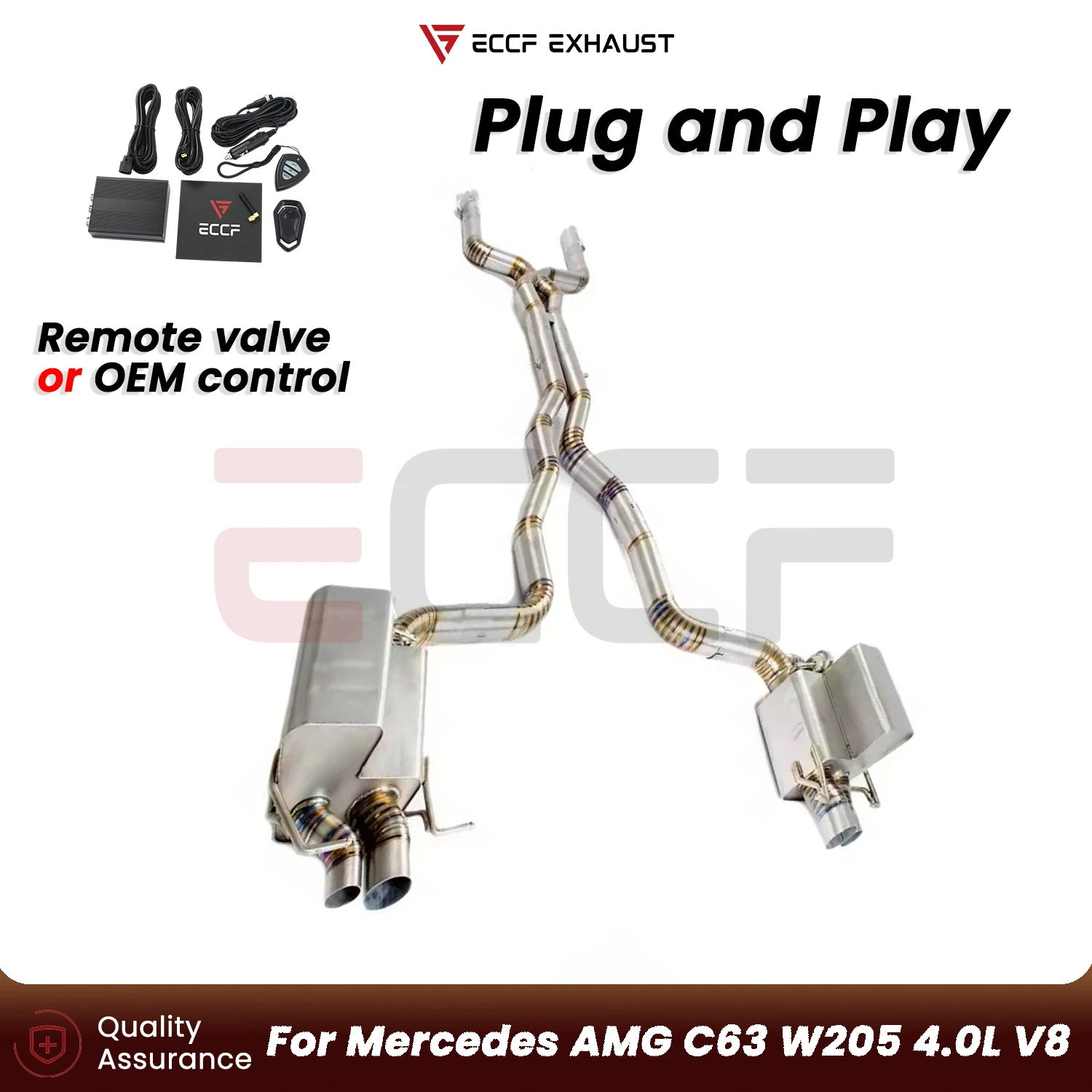 Sporty Aggressive exhaust Sound Titanium Catback exhaust For Mercedes AMG C63 W205 4.0L V8 Plug and Play Performance Upgrade
Sporty Aggressive exhaust Sound Titanium Catback exhaust For Mercedes AMG C63 W205 4.0L V8 Plug and Play Performance Upgrade