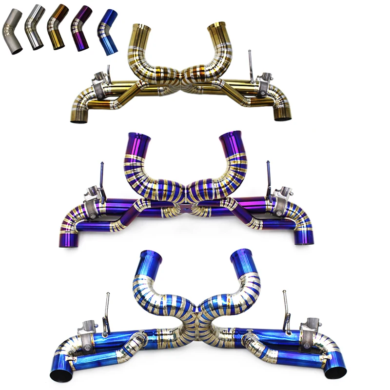 Titanium Exhaust Pipe System For Mclaren GT 4.0T 2019-2023 OEM Valve Compatible Performance Valvetronic System
Titanium Exhaust Pipe System For Mclaren GT 4.0T 2019-2023 OEM Valve Compatible Performance Valvetronic System