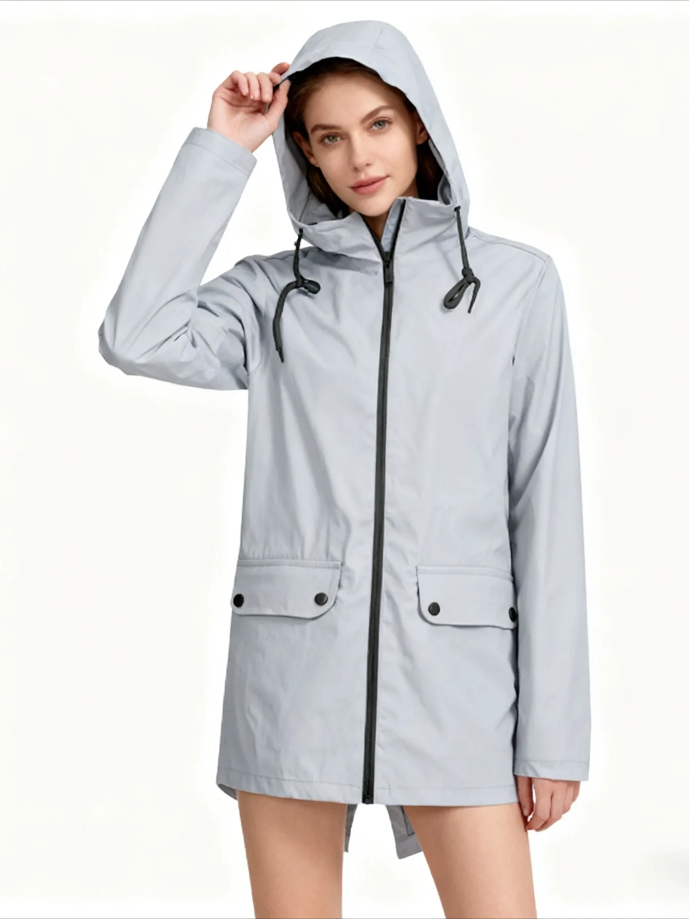 Бестселлер 2025: женская ветровка с капюшоном на молнии, легкая уличная ветрозащитная куртка, тонкая верхняя одежда, пальто
Бестселлер 2025: женская ветровка с капюшоном на молнии, легкая уличная ветрозащитная куртка, тонкая верхняя одежда, пальто