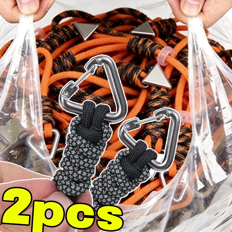 Heavy Duty Paracord Keychain Lanyard 17cm Load Polyester Zinc Alloy Spring Snap Hook Anti Lost for Backpack Camping Gear 50kg
Heavy Duty Paracord Keychain Lanyard 17cm Load Polyester Zinc Alloy Spring Snap Hook Anti Lost for Backpack Camping Gear 50kg