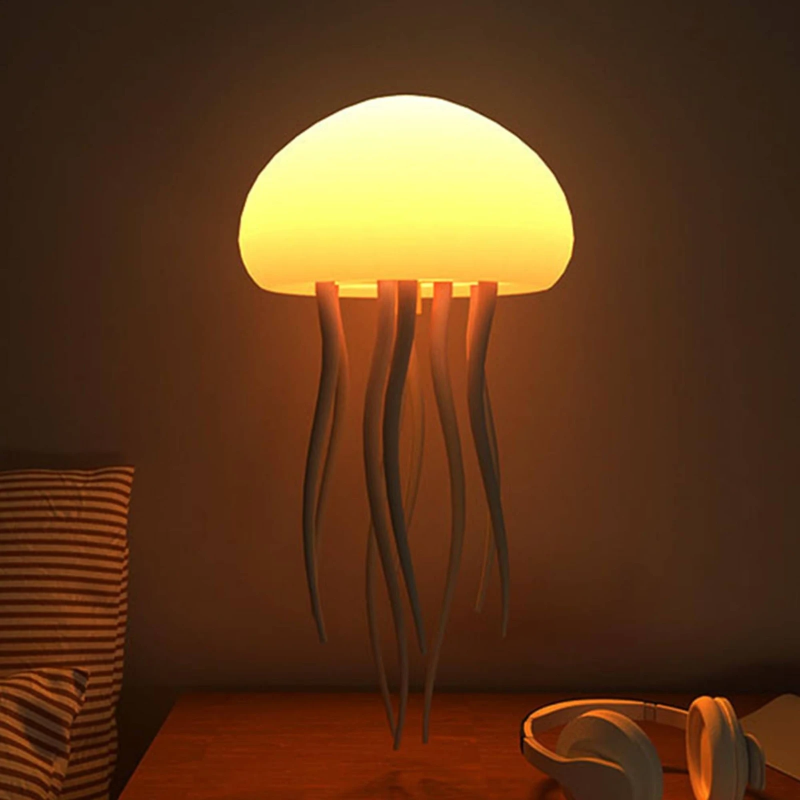 Voice Control Jellyfish Lamp RGB Lighting Jellyfish Lamp Mood Light USB Powered Home Decor Dimmable for Bedside
Voice Control Jellyfish Lamp RGB Lighting Jellyfish Lamp Mood Light USB Powered Home Decor Dimmable for Bedside