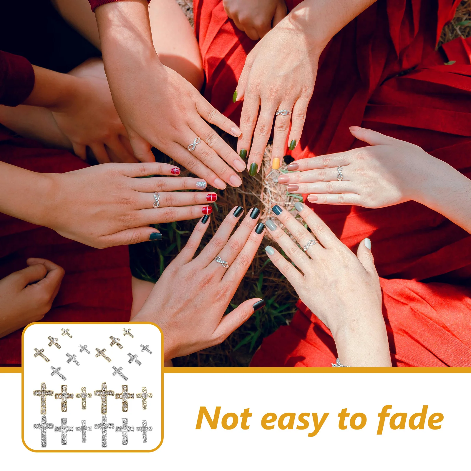 60 шт., подвески для ногтей из сплава, стразы, 3D, прочный, легкий, шикарный, привлекательный дизайн для ногтей, подвеска для ногтей с крестом
60 шт., подвески для ногтей из сплава, стразы, 3D, прочный, легкий, шикарный, привлекательный дизайн для ногтей, подвеска для ногтей с крестом