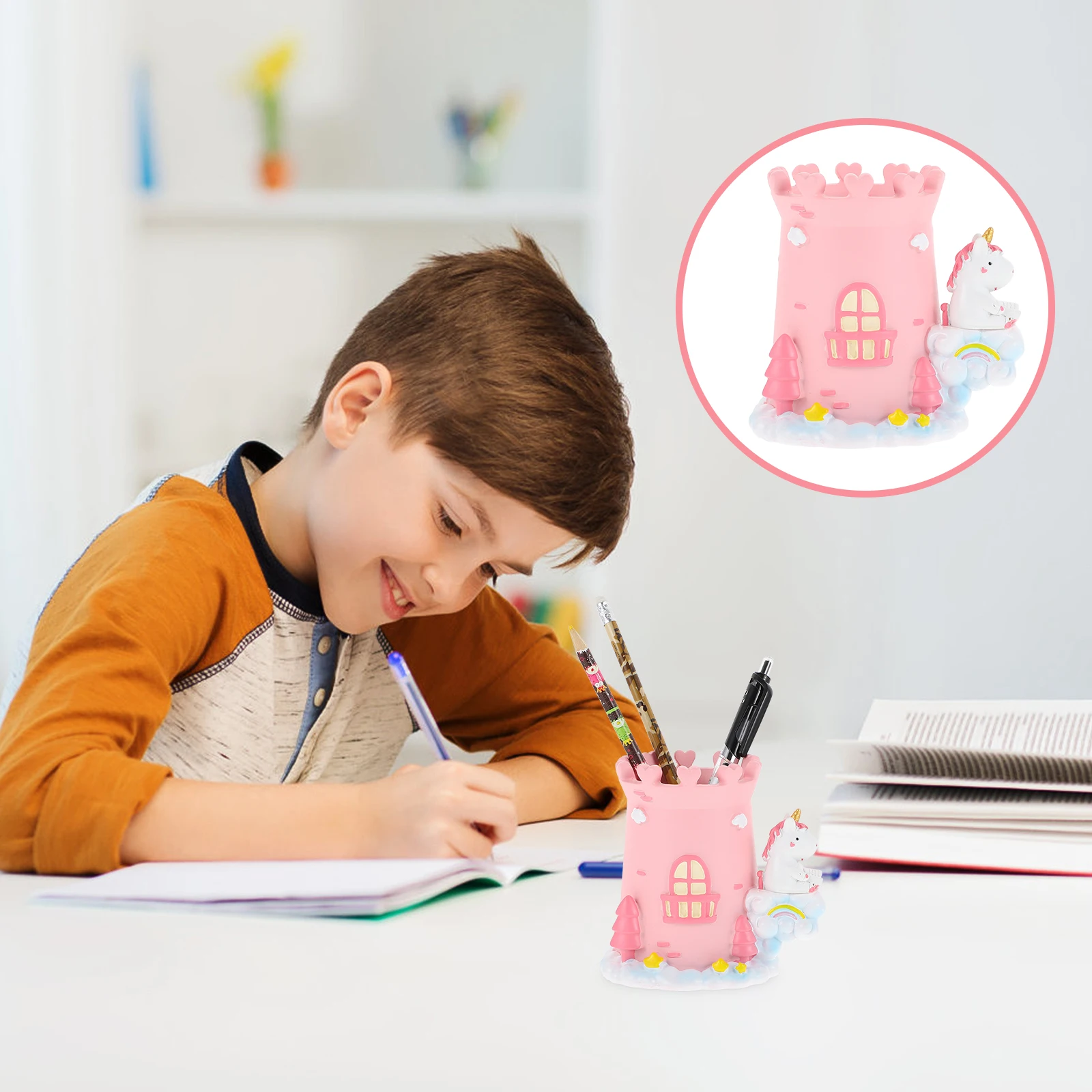 Pen Holder Resin Pencil Holder Desktop Storage Pink Stationery Container Moistureproof Pen Pot Kids Office Decor
Pen Holder Resin Pencil Holder Desktop Storage Pink Stationery Container Moistureproof Pen Pot Kids Office Decor
