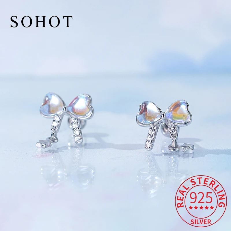 Real 925 Sterling Silver Piercing Screw Bead Bowknot Zircon Star Pendant Mini Stud Earrings for Women Fine Jewelry Accessories
Real 925 Sterling Silver Piercing Screw Bead Bowknot Zircon Star Pendant Mini Stud Earrings for Women Fine Jewelry Accessories