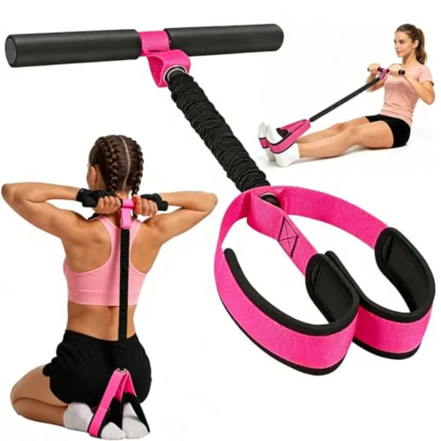Multifunction Pedal Resistance Band with Handle, 50LBS Thickened Foot Pedal Resistance Band for Women, Tension Rope Trainer for
Multifunction Pedal Resistance Band with Handle, 50LBS Thickened Foot Pedal Resistance Band for Women, Tension Rope Trainer for