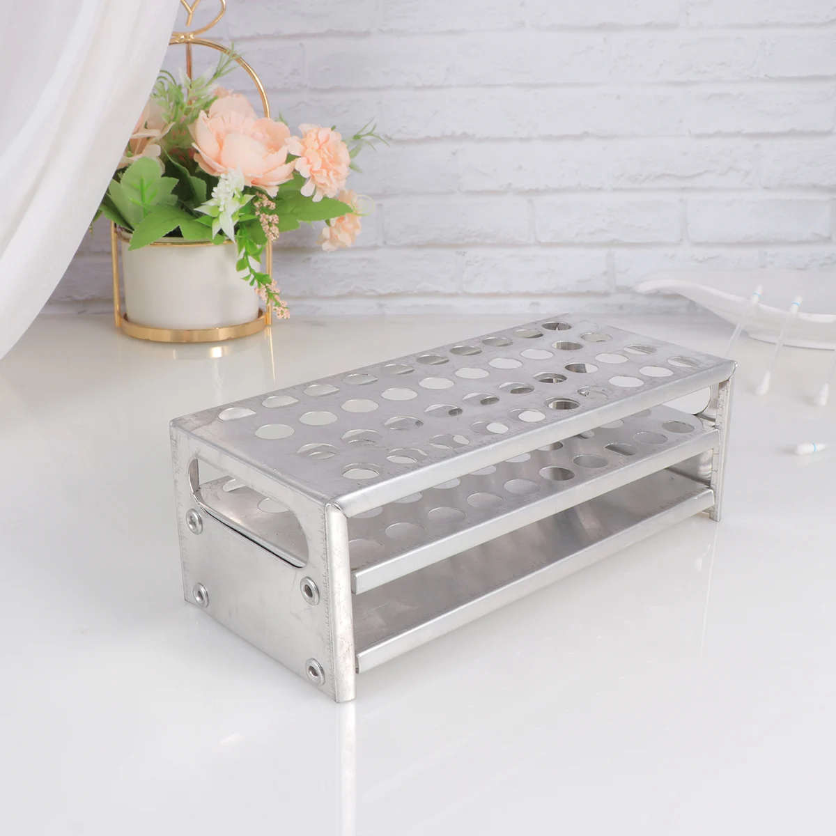 Test Laboratory Holder Laboratory Tube Rack for Tube Organizer Premium Aluminum Lightweight Storage Display
Test Laboratory Holder Laboratory Tube Rack for Tube Organizer Premium Aluminum Lightweight Storage Display