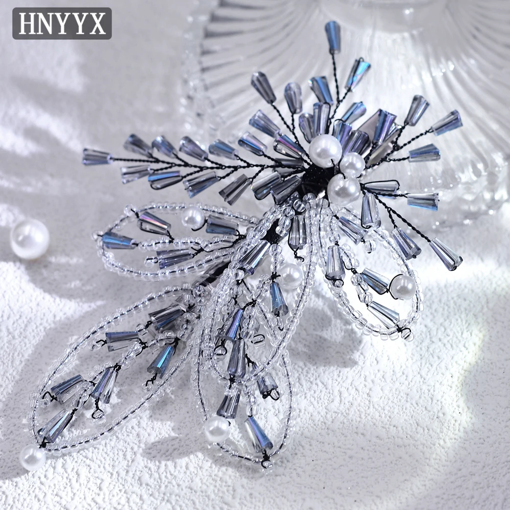 HNYYX Crystal Hair Clip Pearl Hair Piece Elegant Flower Beaded Hair Accessories Fashion Headdress Rhinestone Tiara A113
HNYYX Crystal Hair Clip Pearl Hair Piece Elegant Flower Beaded Hair Accessories Fashion Headdress Rhinestone Tiara A113