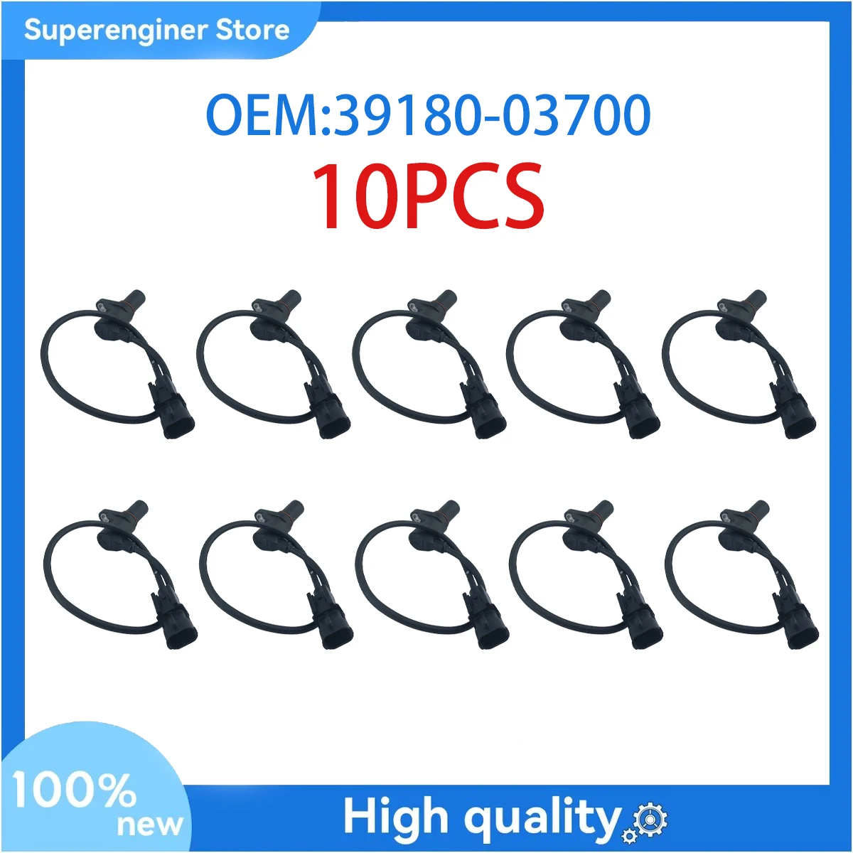 10PCS 3918003700 39180-03700 Brand New Crankshaft Position Sensor Automobile Part For Hyundai Verna KIA Stonic 2019-2024
10PCS 3918003700 39180-03700 Brand New Crankshaft Position Sensor Automobile Part For Hyundai Verna KIA Stonic 2019-2024