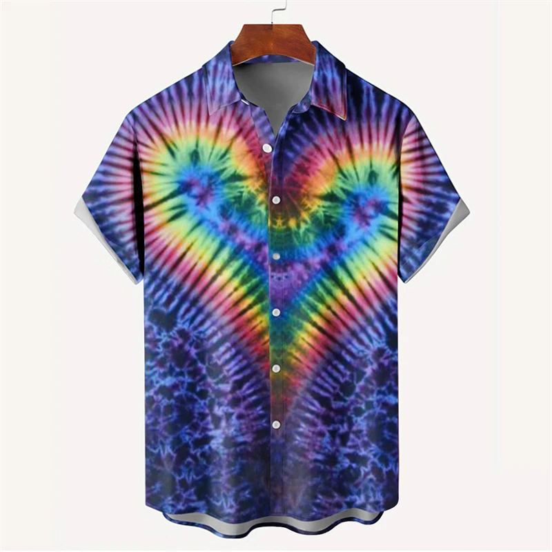 Summer Men's Shirt Love Print Men's Short-sleeved Shirt 2024 New Hawaiian Casual Mens Short-sleeved Shirts Beach Casual Clothing
Summer Men's Shirt Love Print Men's Short-sleeved Shirt 2024 New Hawaiian Casual Mens Short-sleeved Shirts Beach Casual Clothing