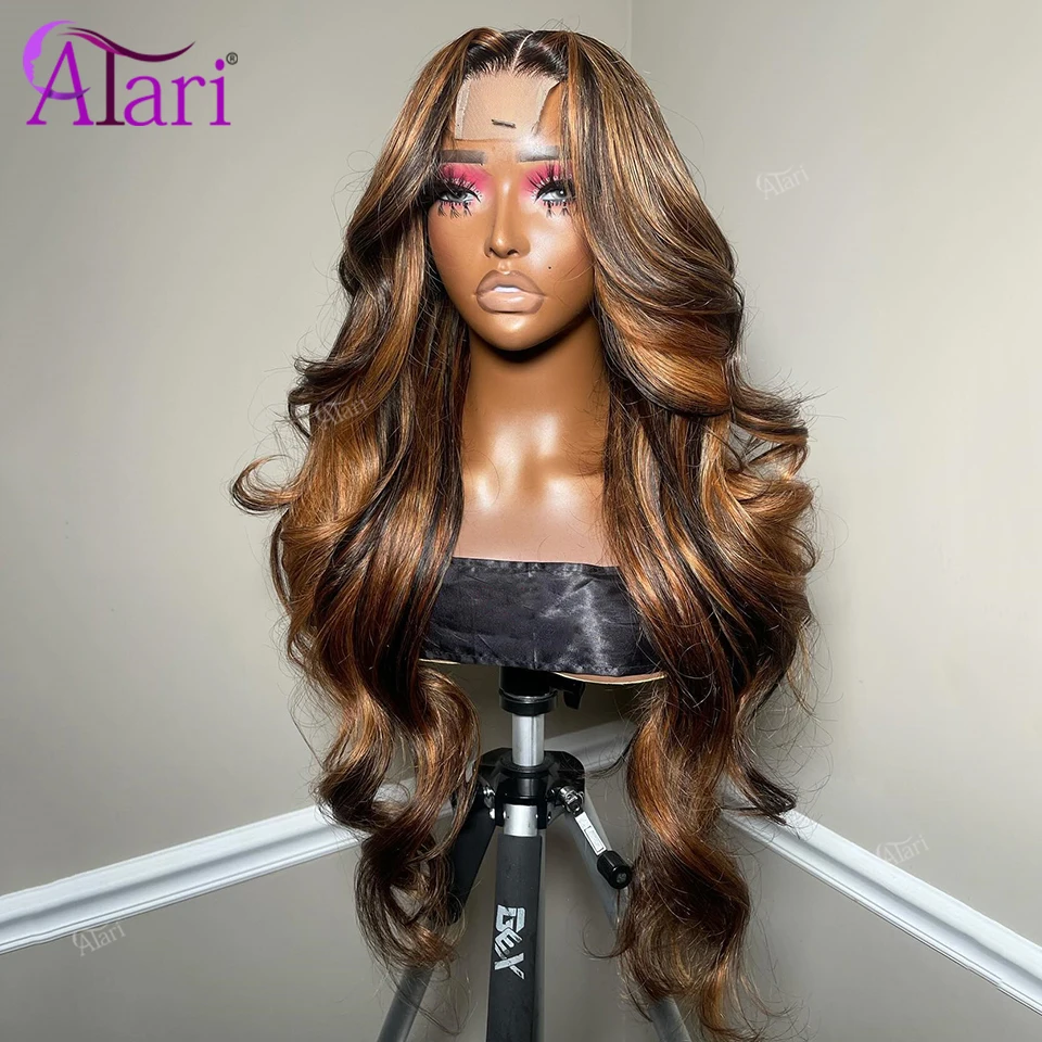 Honey Brown Highlighted Human Hair Body Wave Wigs 13X4 13X6 Lace Frontal Brown 30 Stripe Transparent 5x5 Closure Straight Wig
Honey Brown Highlighted Human Hair Body Wave Wigs 13X4 13X6 Lace Frontal Brown 30 Stripe Transparent 5x5 Closure Straight Wig