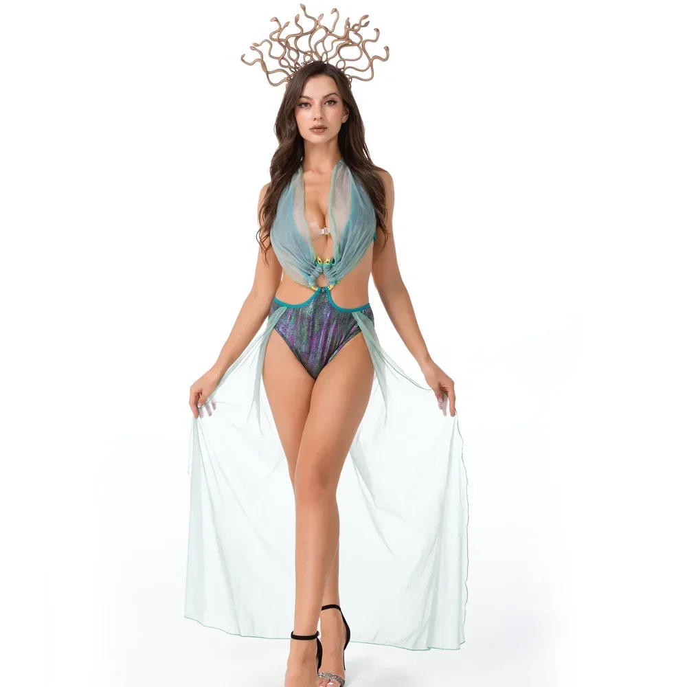 Halloween Adult Cosplay Medusa Costume Demon Costume For Women
Halloween Adult Cosplay Medusa Costume Demon Costume For Women